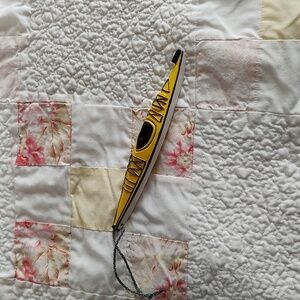 Kayak Boat Hanging Ornament 7" Long